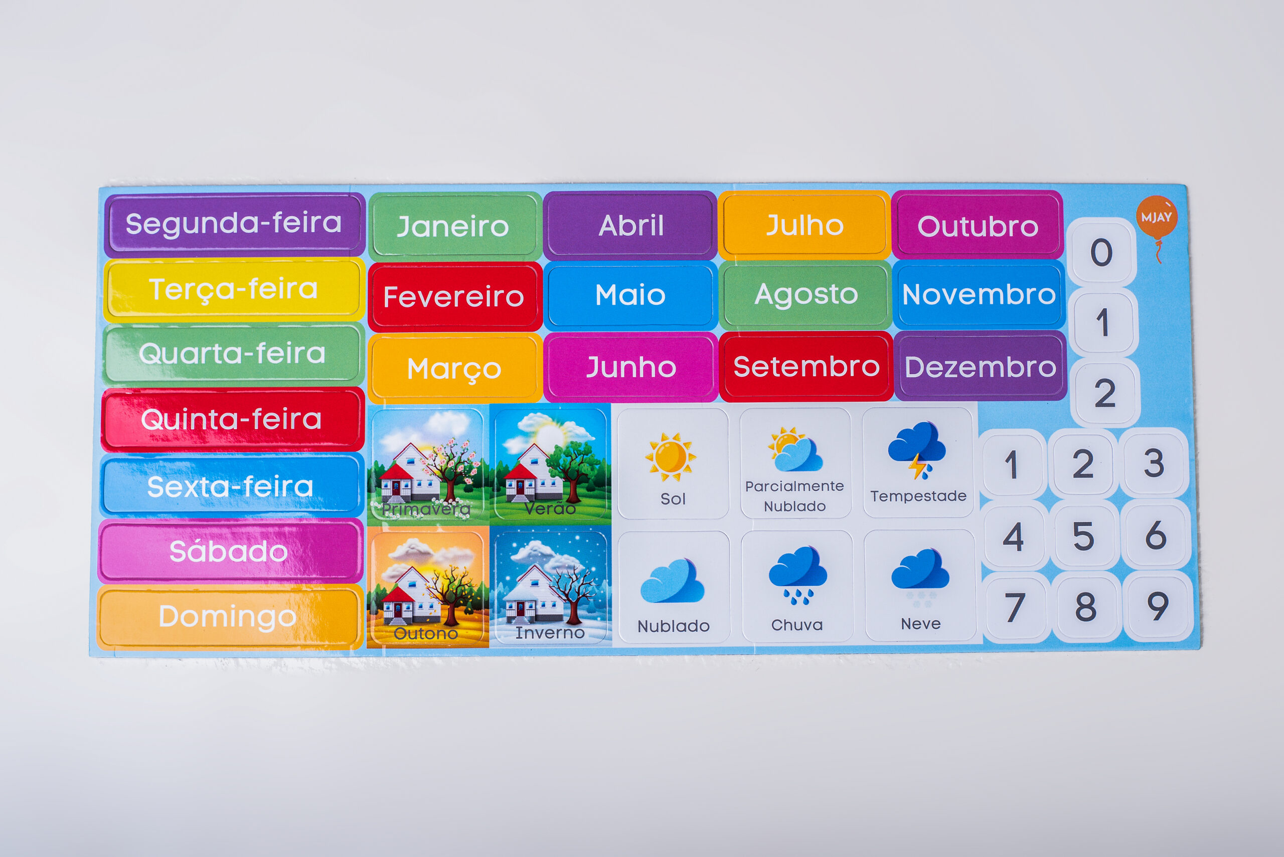 Peças do Calendário Magnético - Português - Image 2